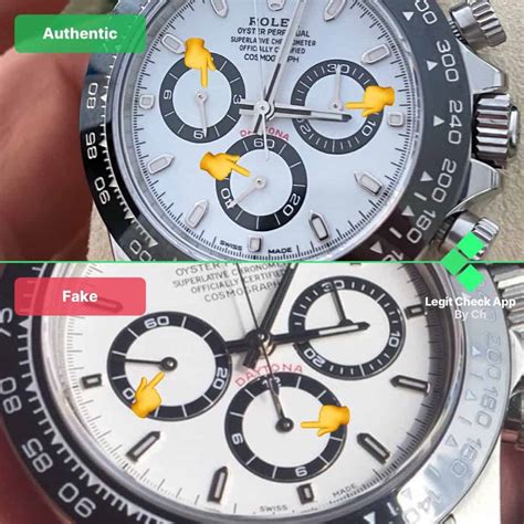 rolex daytona fake vs original|Side.